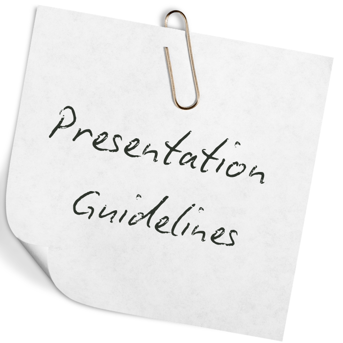 Post it - Presentation Guidelines